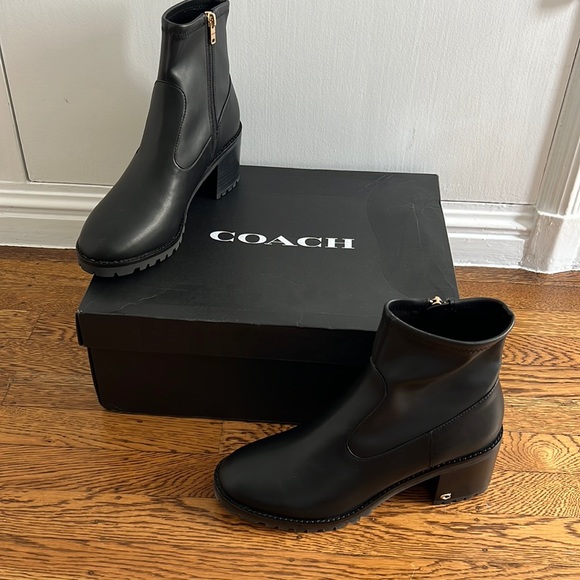 Coach Shoes - NWT Coach Leather Boots